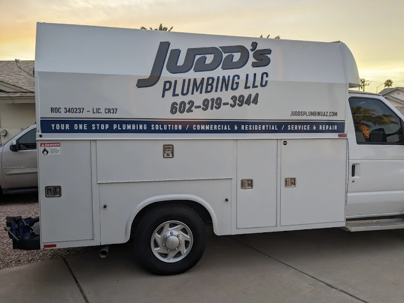 Judds Plumbing Truck